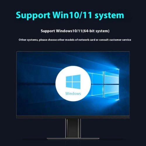 Adaptador USB 3.0 WIFI Be6500 Controlador de Tarjeta de Red Inalámbrica de Triple Banda 6500 M sin Controlador para PC