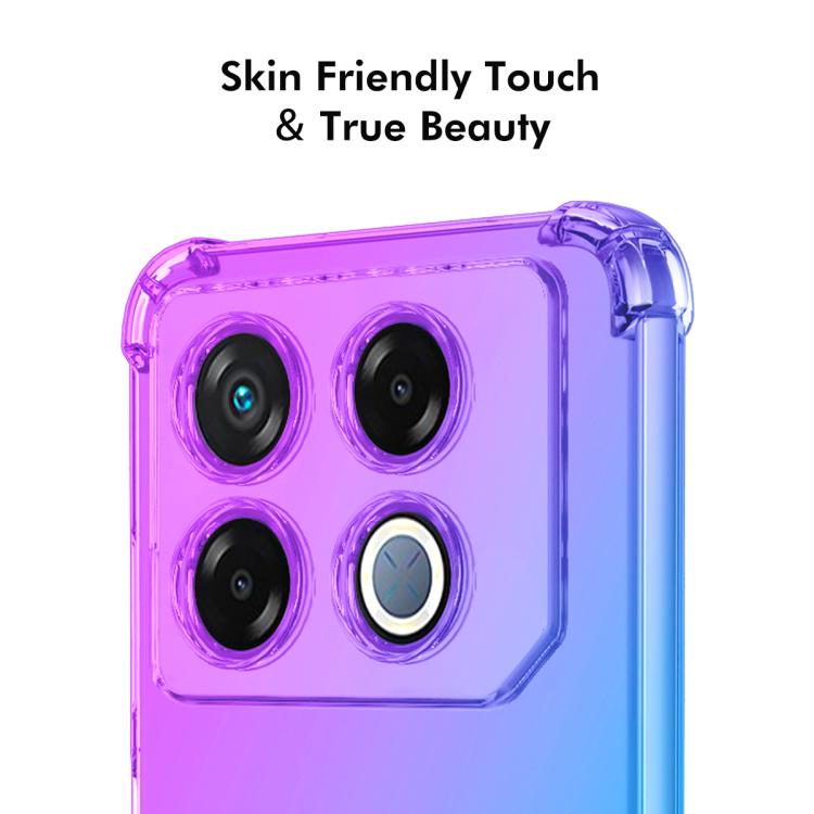 Funda TPU Enkay Hat-Prince para Infinix GT 20 Pro con Diseño Gradiente (Morado y Azul)