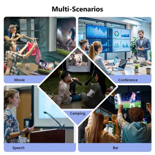 Transmisor y Receptor de Vídeo HD Vrriis 094 Extensor HDMI Inalámbrico 1080P 100 M