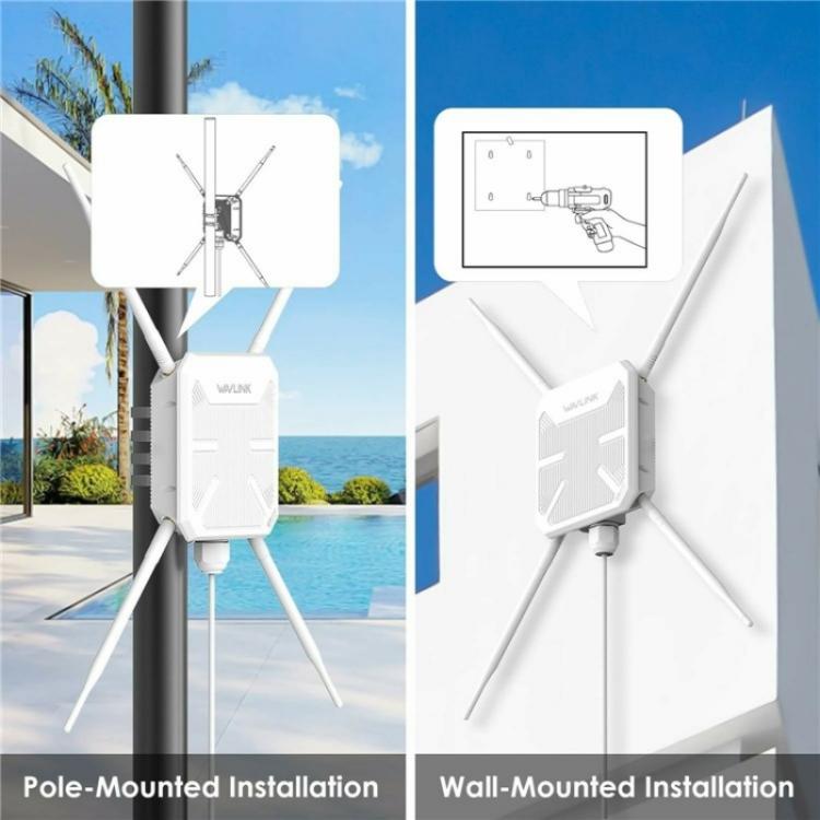 Repetidor AP WAVLINK WN588HA2 extensor WiFi doble banda AC1200 enchufe Reino Unido