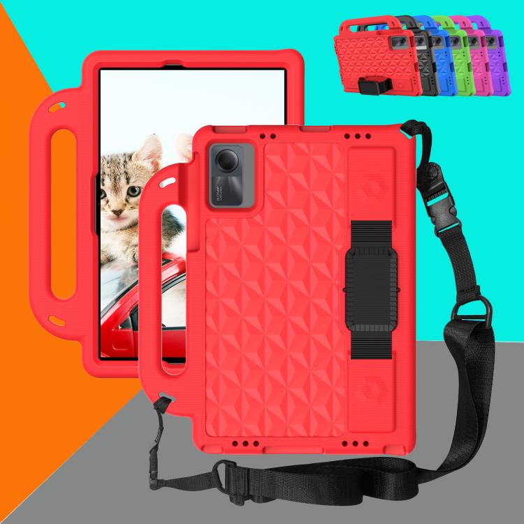 Funda de EVA a prueba de golpes para Xiaomi Pad 6/6 Pro Diamond Series (roja)