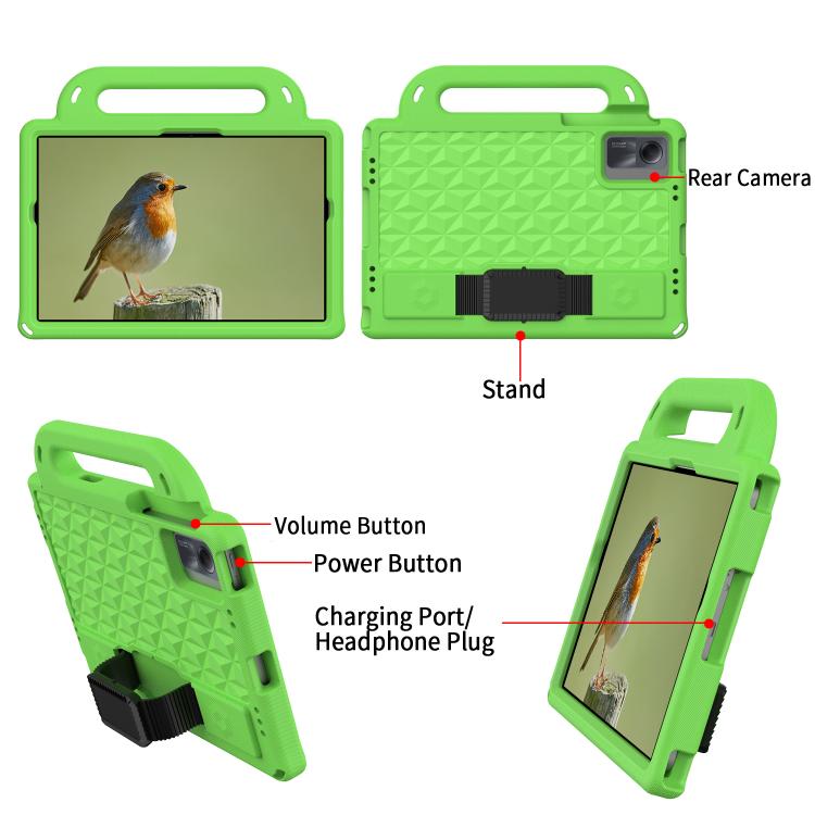 Funda de EVA a prueba de golpes para Xiaomi Redmi SE 11 2025 / Pad 2 Diamond Series (negra)