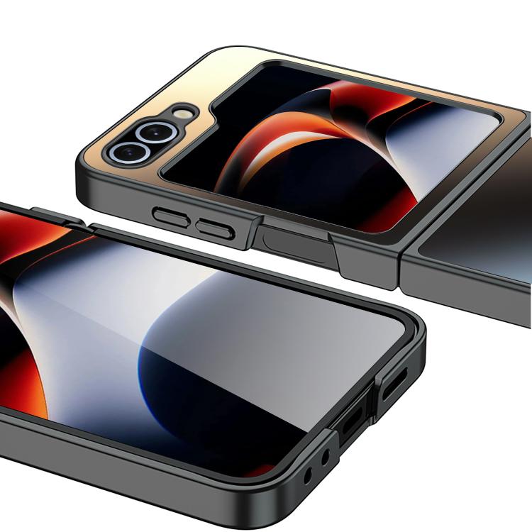 Funda plegable antigolpes con acabado esmerilado AG para Samsung Galaxy Z Flip7 5G (negra)