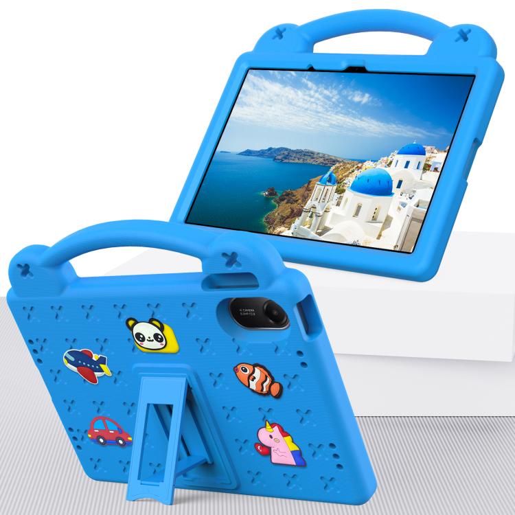 Funda de EVA a prueba de golpes para Xiaomi Redmi Pad 2 11 2025 con asa y soporte para niños (azul cielo)