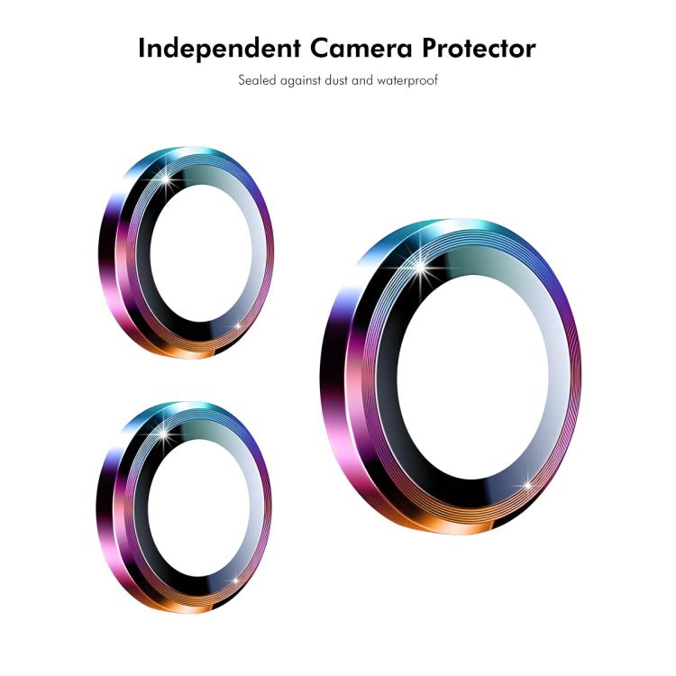 ENKAY Hat-Prince - Lente de cámara trasera 9H con película de vidrio templado de aleación de aluminio para Xiaomi Mix Flip 2 (negro)