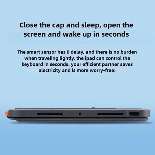 Funda magnética con teclado y control para iPad Air 2022/2020 de 10,9 pulgadas