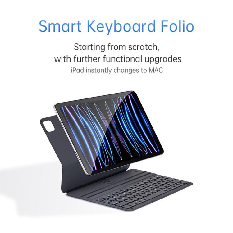 Funda protectora delgada con teclado magnético para iPad 2025