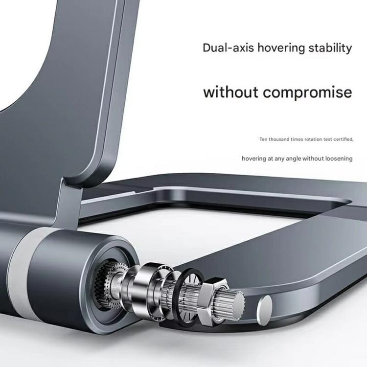 Soporte plegable para teléfono y tableta de escritorio de aleación de aluminio con altura ajustable T2
