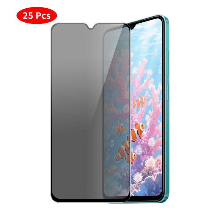 JUNSUNMAY - 25 películas de vidrio templado con impresión de seda y cobertura total para Samsung Galaxy A17 5G
