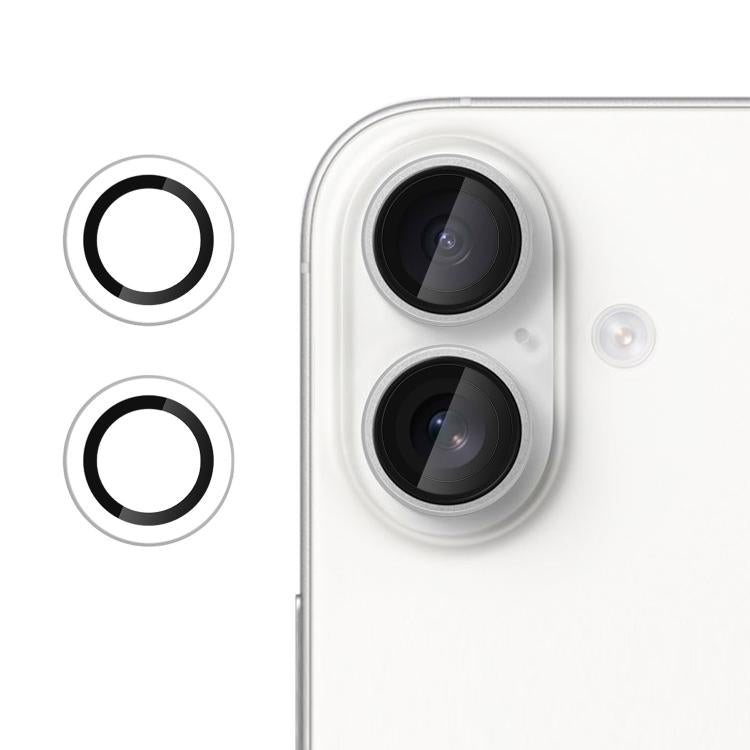 Película de vidrio templado para cámara individual ultrafina Kalebol sin parpadeo para iPhone 17 (transparente)