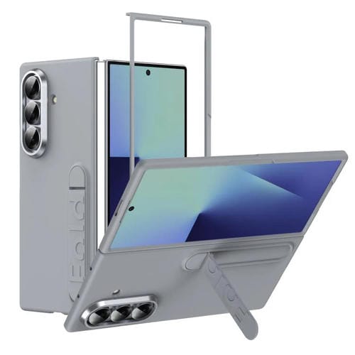 Funda plegable Lonely Star con película integrada para Samsung Galaxy Z Fold7 5G (gris)