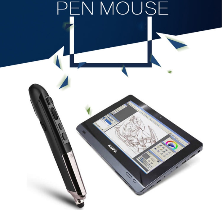Ratón Inalámbrico Pr-08 1600Dpi 6 Teclas 2.4G Pizarra Electrónica Bolígrafo Multifunción Ppt Flip Pen (Blanco)