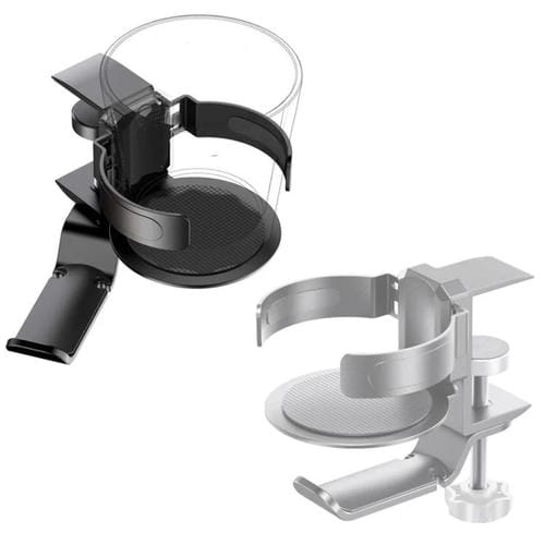 Soporte giratorio para taza y auriculares Hager Monitor (Moonlight Silver)