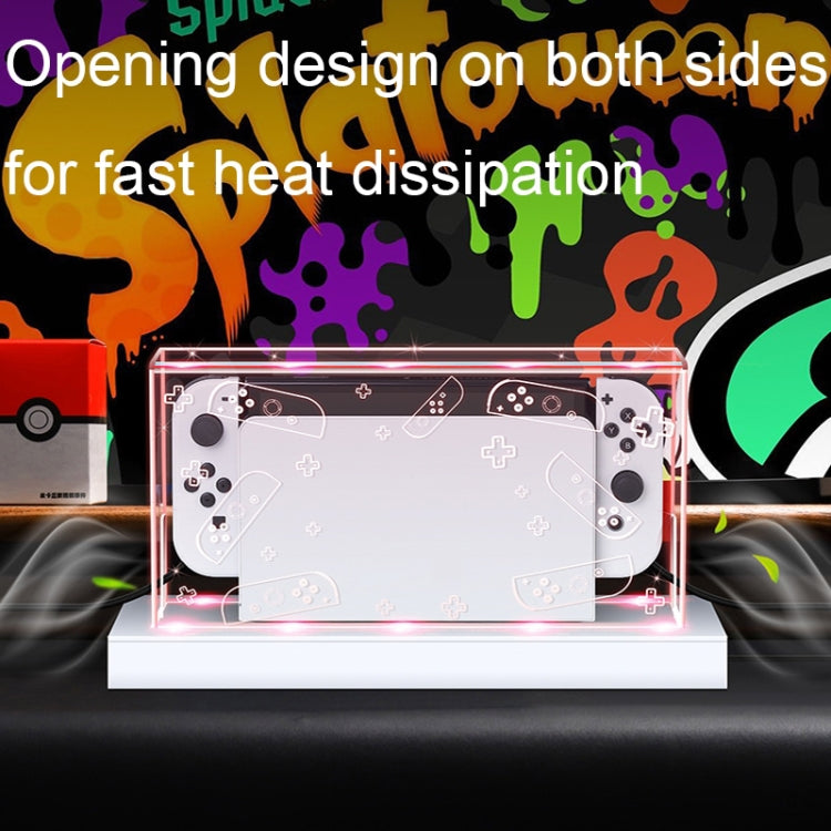 035 para Nintendo Switch/Oled Game Console Display Cubierta a Prueba de Polvo, Especificaciones: Manija - MOVILSTORE