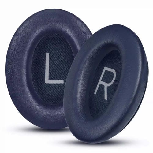 Orejeras para Auriculares Bose Qc45 Cuero con Esponja (Azul Marino)