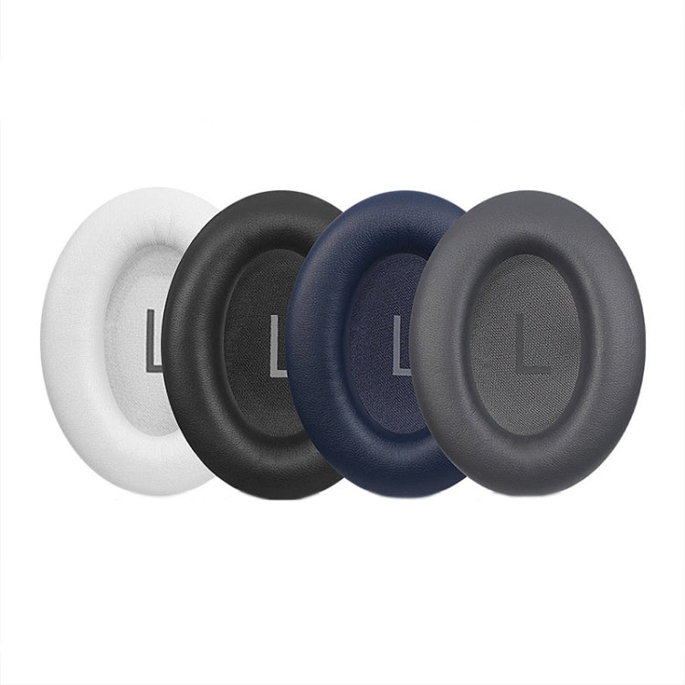 Orejeras de Cuero con Esponja para Auriculares Bose Qc45 (Blanco) (1 Par)