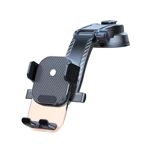 Soporte para Teléfono Móvil con Ventosa para Salpicadero de Coche, con Bloqueo Automático, Estilo: Cascada Naranja