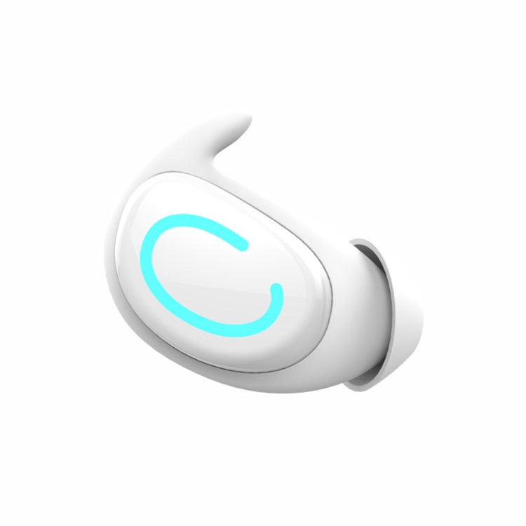 Miniauriculares Deportivos Q9 Bluetooth Para Dormir En La Oreja (Blancos)