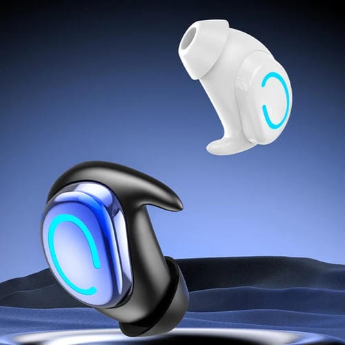 Miniauriculares Deportivos Q9 Bluetooth Para Dormir En La Oreja (Blancos)