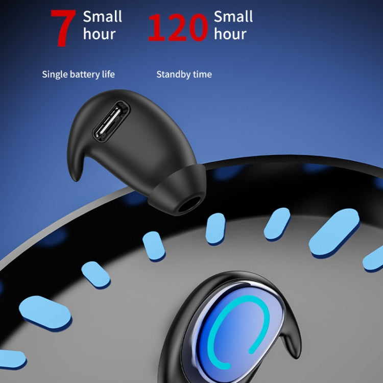 Miniauriculares Deportivos Q9 Bluetooth Para Dormir En La Oreja (Negros)