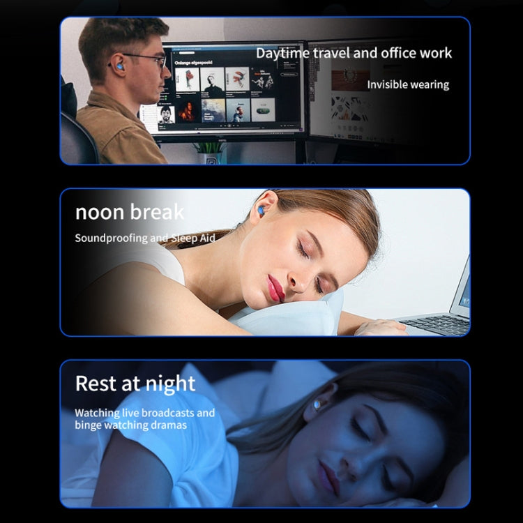 Miniauriculares Deportivos Q9 Bluetooth Para Dormir En La Oreja (Blancos)
