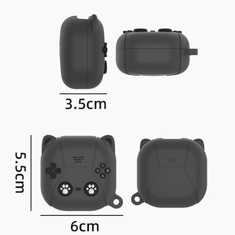 Protector de Auriculares Silicona Samsung Galaxy Buds 2/Live/Pro/2 Pro/Fe (Morado Claro) Diseño Gatos