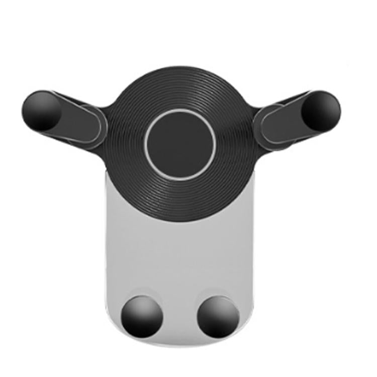 Soporte de Gravedad Transparente para Salida de Aire de Coche (Negro)