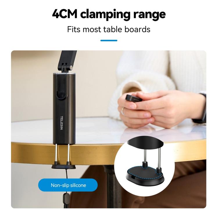 Soporte Magnético fijo para Teléfono Móvil Telesin P1-Hss-02 con Control Remoto para Fotografía (Versión Magnética)
