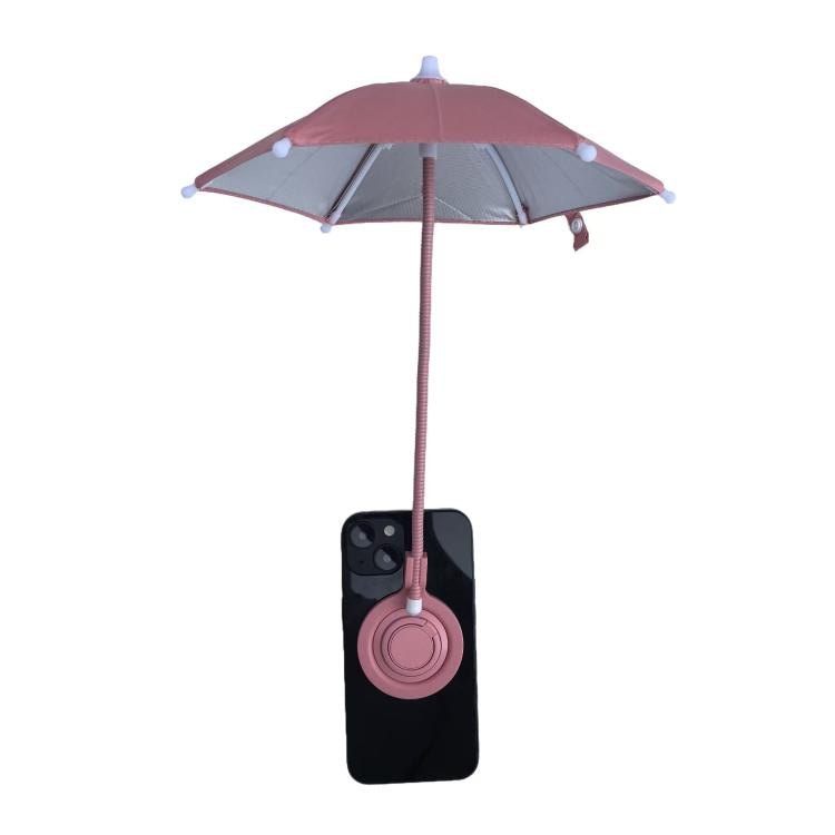 Miniparaguas Magnético Phon Resistente Al Agua con Anillo para el Dedo (Rosa)