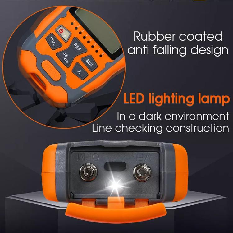 Mini Medidor de Potencia Óptica 4 en 1 Modelo M50 20 Mw Máquina Integrada de Luz Roja Equipo de Prueba de Potencia Portátil