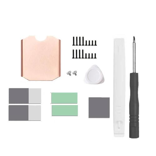 Disipatore di Calore in Rame SSD Steam Deck, Pad Radiatore Nvme M.2 2230 (Set B)