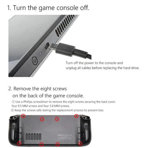 Radiateur de Chaleur en Cuivre SSD Steam Deck, Pad de Dissipateur Thermique Nvme M.2 2230 (Ensemble B)