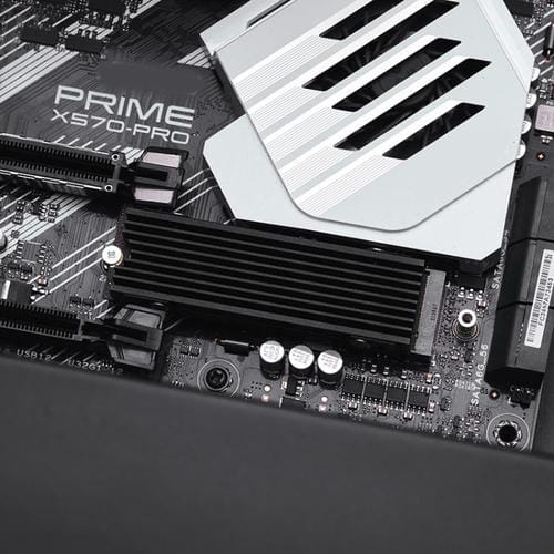 Disipador de Calor de Aluminio Finalcool para SSD Nvme M.2 2280 para PC de Escritorio PS5 (Rojo)