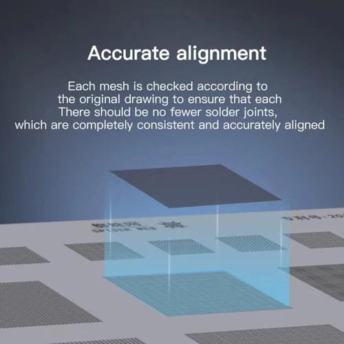Rete Metallica Multiuso Maant Multifunzionale Universale Alta Temperatura Fori Quadrati Angoli Arrotondati Passo 0,3-0,5