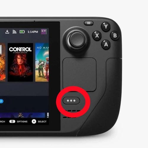 Bouton Démarrer Palm Steam Deck Interrupteur de Mouvement (Bouton Démarrer)