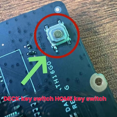 Bouton Démarrer Palm Steam Deck Interrupteur de Mouvement (Bouton Démarrer)