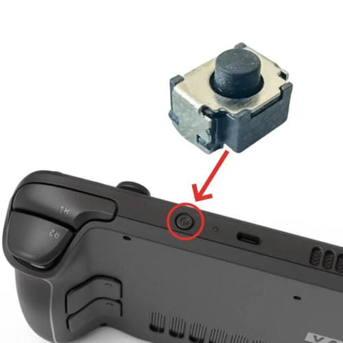 Pulsanti di accensione e spegnimento Steam Deck Microinterruttore di accensione Pacco da 10