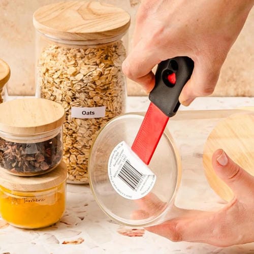 Raspador de Limpeza 2 em 1 Ferramenta Adesiva para Casa (Azul)