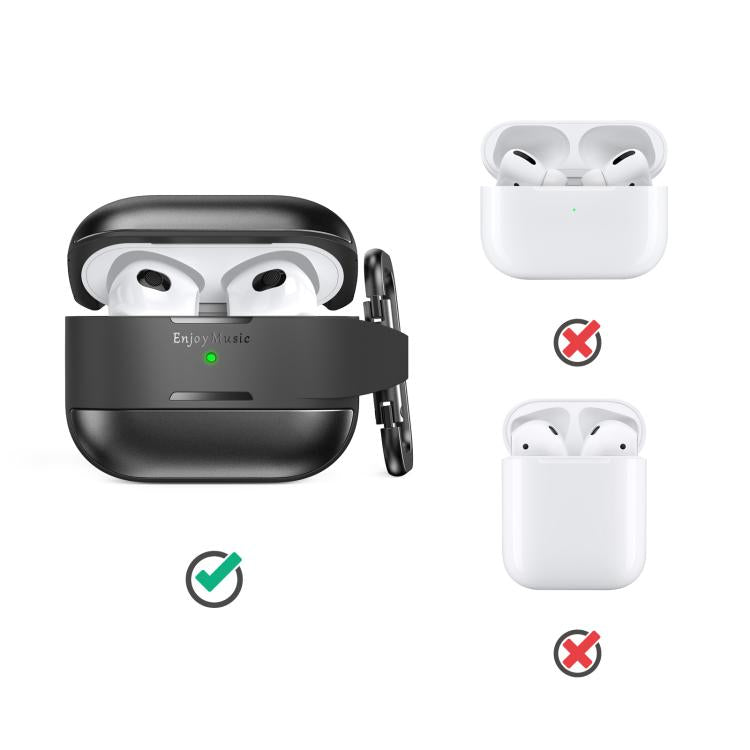 Funda protectora AhaStyle WG75-3 de TPU y aleación de aluminio resistente a arañazos para AirPods 3 (azul)