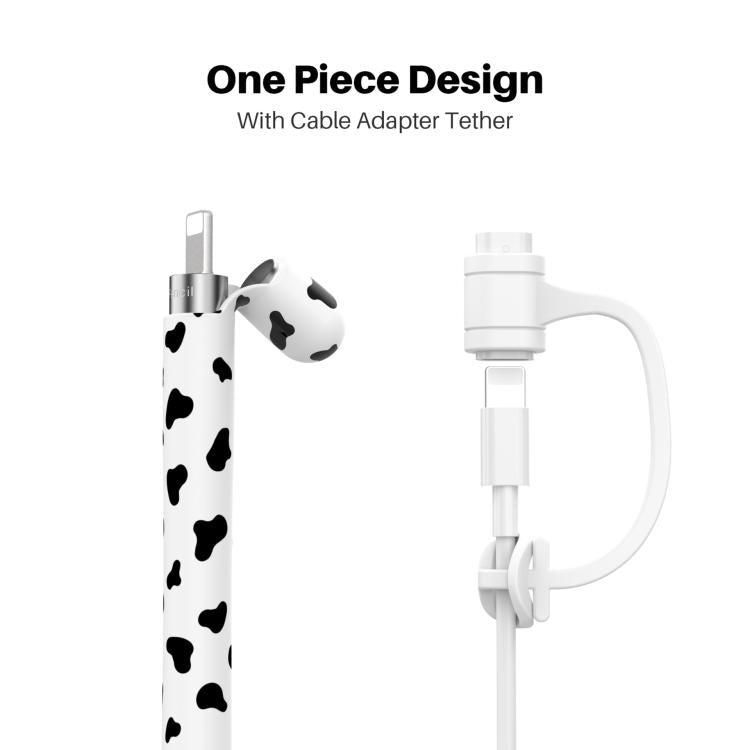 Funda protectora de silicona AhaStyle PT93CW para Apple Pencil 1 (azul)