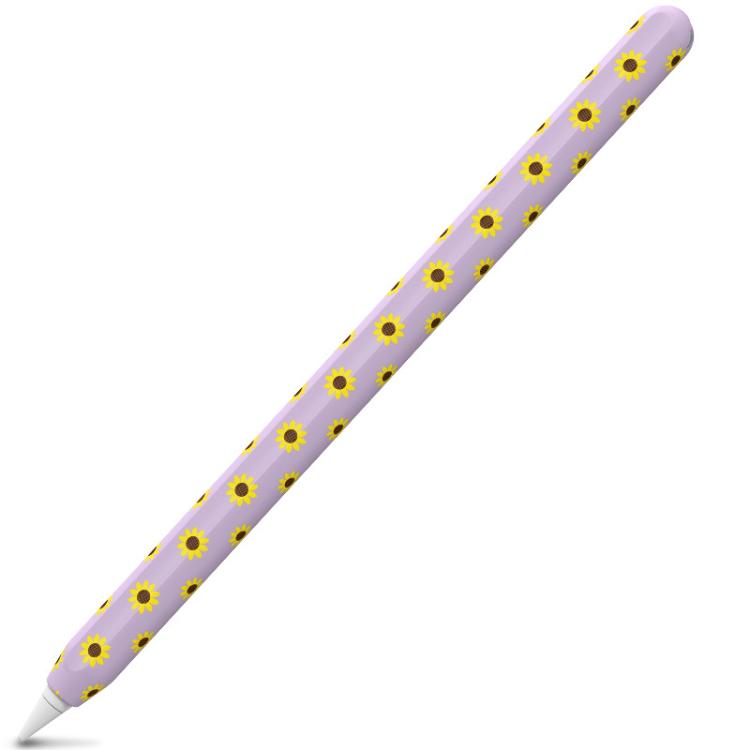 Funda protectora de silicona ligera AhaStyle PT65-SF para Apple Pencil Pro/2 (morada)