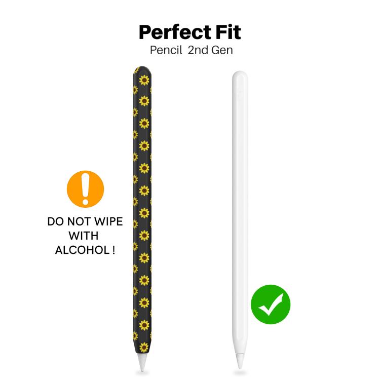 Funda protectora de silicona ligera AhaStyle PT65-SF para Apple Pencil Pro/2 (negra)