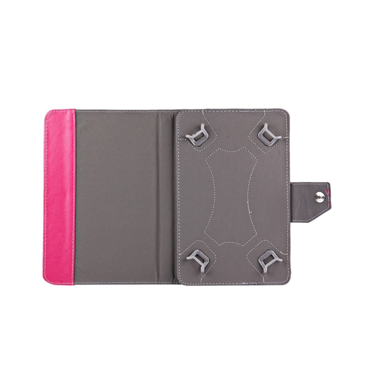 Funda de Cuero para Tabletas 9 Pulgadas con Textura Caballo Loco y Soporte para Onda V891W, Ramos I9S Pro, Win8, Colorfly I898W, I898A (Magenta)