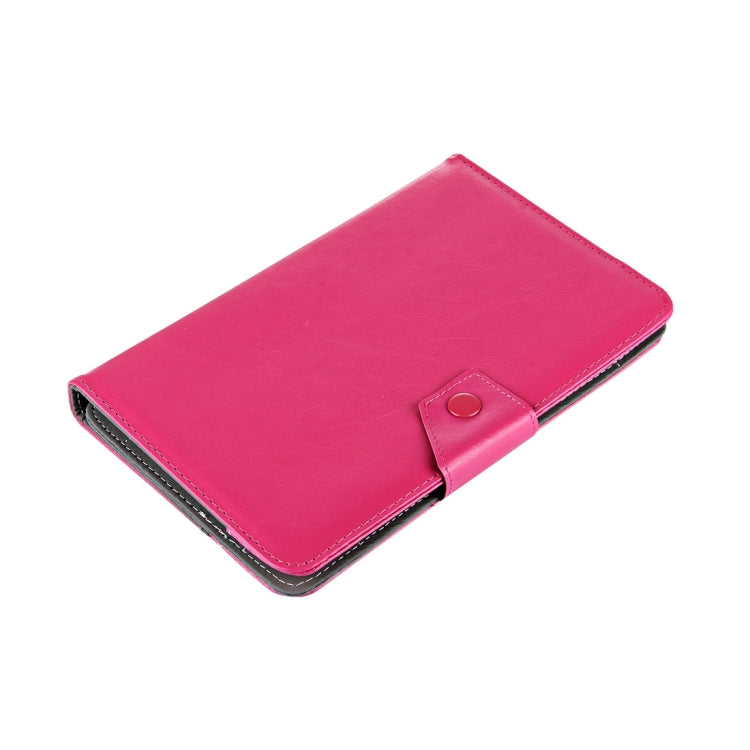 Funda de Cuero para Tabletas 9 Pulgadas con Textura Caballo Loco y Soporte para Onda V891W, Ramos I9S Pro, Win8, Colorfly I898W, I898A (Magenta)