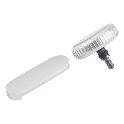 Apple Watch Series 9 GPS Krone und Power Button Set (Silber)