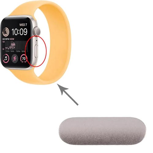 Bouton d'alimentation Apple Watch SE en alliage d'aluminium (Starlight) 40mm/44mm
