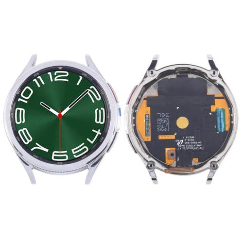 Ecrã LCD Samsung Galaxy Watch 6 Classic 47mm SM-R960/R965 com Moldura (Prateado)