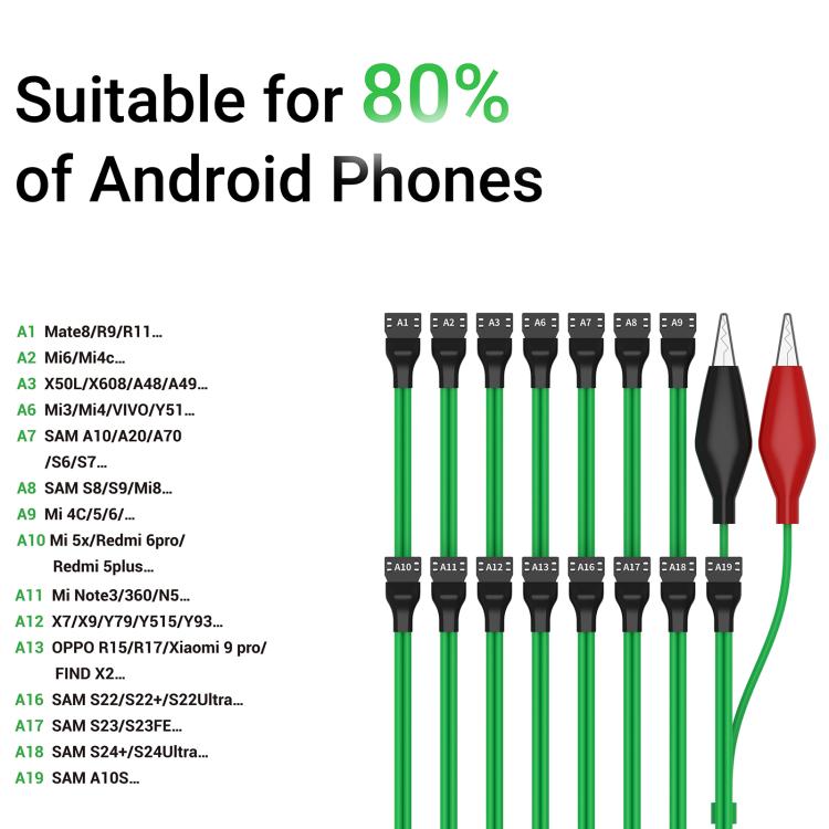 Cable de arranque de energía para Android 2uul PW04 - MOVILSTORE