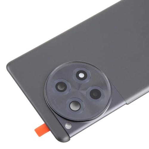 Coque Arrière avec Couvercle de Lentille d'Appareil Photo OnePlus 12R (Noir)