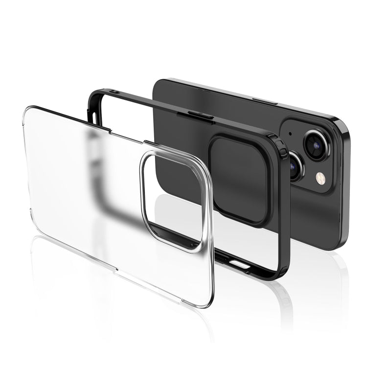 Para iPhone 15 Armor Frosted Phone Case (Azul) - MOVILSTORE